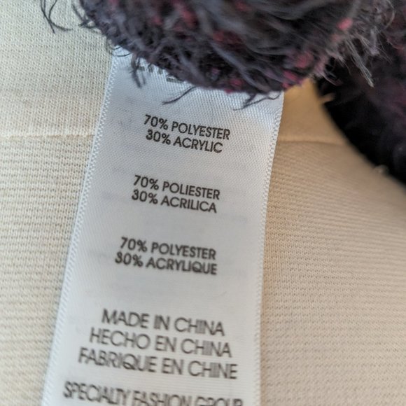 Edgy! Eyelash Knit Sheer Stripe Sweater - Picture 7 of 7